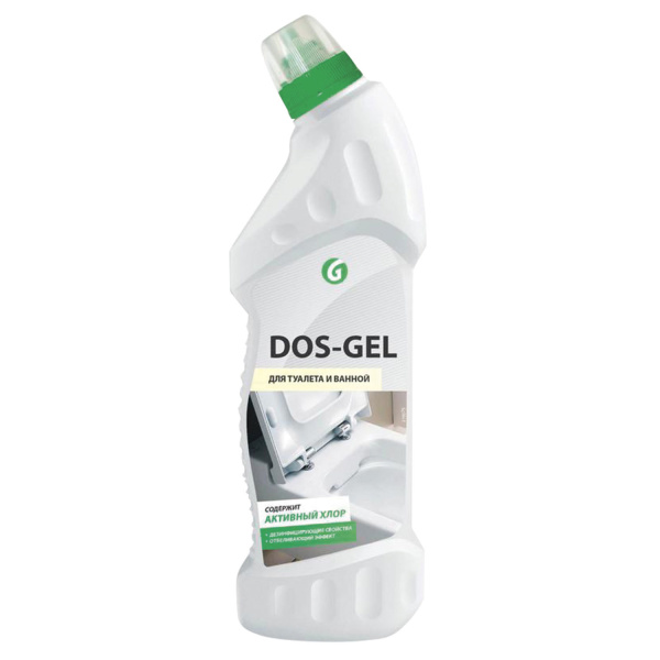219275 Grass, Grass dos-gel с хлором, Средство для уборки санитарных зон, гель 750 мл