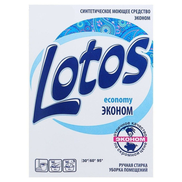Лотос, Эконом, Порошок стиральный 400 г,