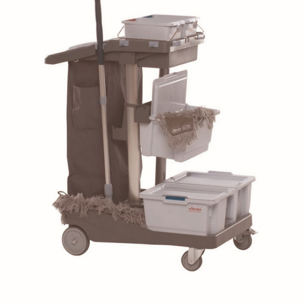 145150 Тележка комплексная Виледа Волео Про, на базе СВЕП 3 контейнера, серый /1