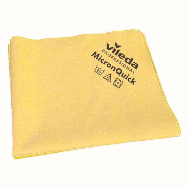 152111/152107  Салфетка для уборки Виледа МикронКвик  38х40 см. цв.желтый (5 в уп.) (скоро 170638)