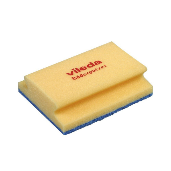 535895 Губка Виледа Деликатная, 16,5*13 см, желтый/ синий абразив (1 в уп)/ 44