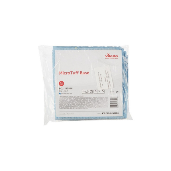 174176 Салфетка Виледа МикроТафф Бэйс, 36*36 см, синий (ст арт 169907)/ 100