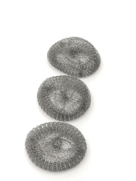 Губки для мытья посуды метал. Прайд d -115  (3 шт в уп.) / 30