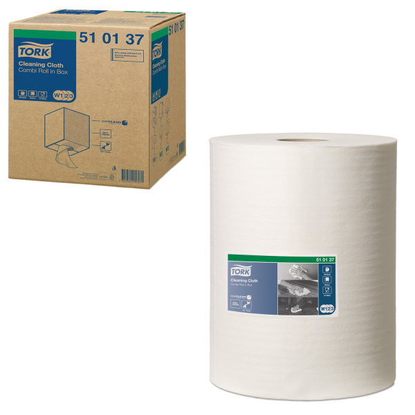 510137 Нетканный материал в рулоне  152 м. цв. бел 38х32 см (ДхШ) совм. с W1/W2/W3 400 л. в рул. (1 