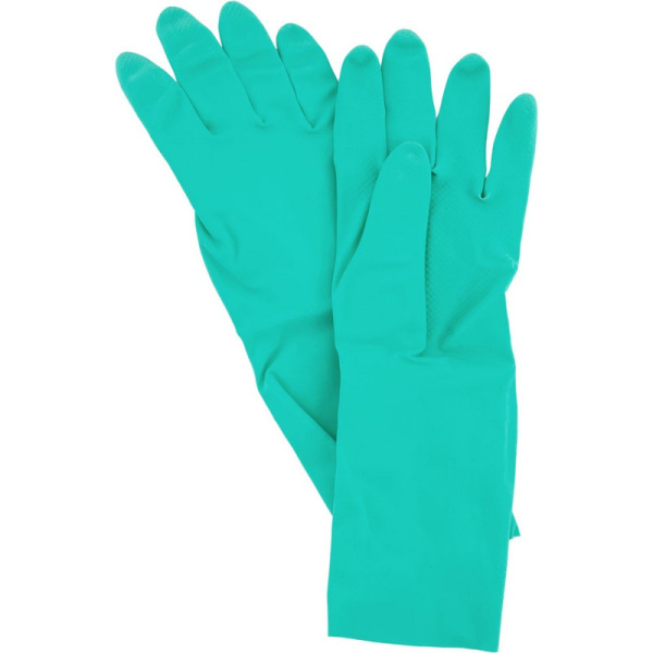 100801 Vileda Professional, Перчатки нитриловые Универсальные размер М, цвет зеленый (50 штук в коробке)