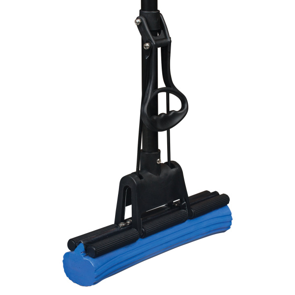 601466 Лайма швабра самоотжимная, роликовый отжим, насадка pva, 26см, черенок 110см