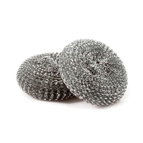 Губки для мытья посуды СУПЕР ЛЮКС  30/20гр  (5 в уп) метал.