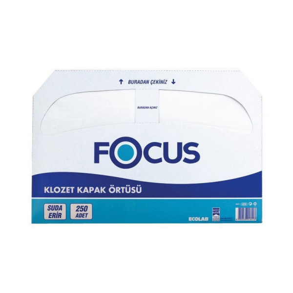 8033648 Focus, Бумажные покрытия для унитаза 250штук в упаковке система V1