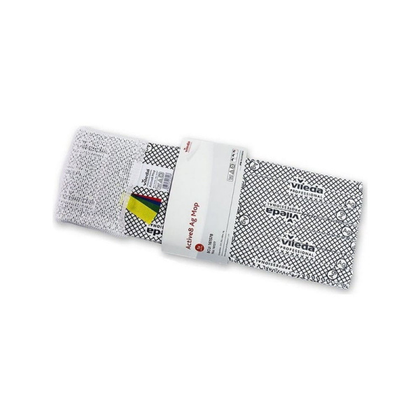 161578 Моп Виледа Кентукки с серебром и цв. кодировкой 39 см, белый/серый, 244 гр (ст арт 100776) /20