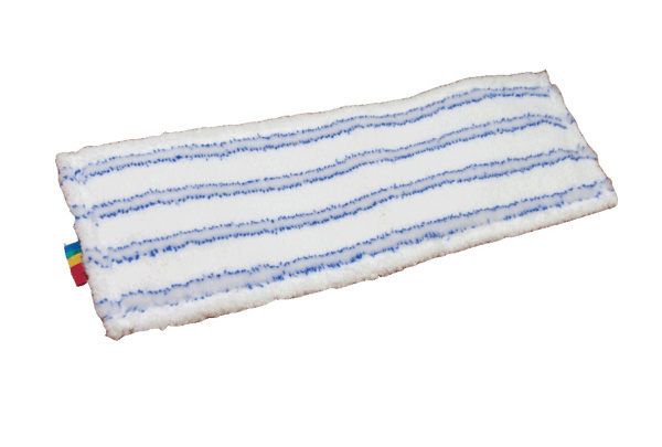 MFsa-EM-40 МОП Плоский микрофибра Мягкий абразив, карман + язык, 40см