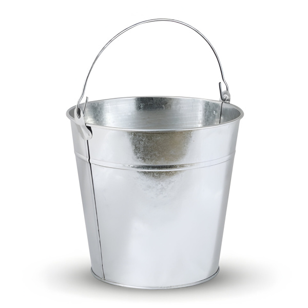 600562 НД_Ведро лайма без крышки 12л оцинкованное