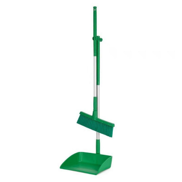 5811-2 Набор совок-ленивка  Shavon   цв.зеленый   325x430x1000 мм