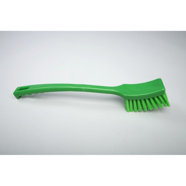 10215-5 Щетка с длинной ручкой жестк.ворс цв.зеленый 260гр 410*45 мм