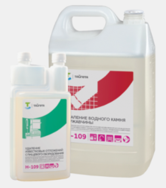 H-109 (5л SL) Тайгета 5 л. кислотное ср-во для глубокой очистки(послестрой)