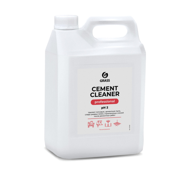 125305 Grass (грасс) 5,5кг. очиститель после ремонта "cement cleaner"