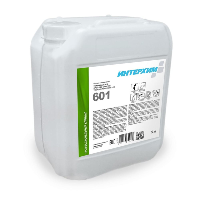 ih60150 интерхим 601 готовое слабощелочное средство для мытья твёрдых поверхностей 5л. /2