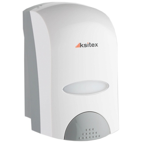 Ksitex SD-6010, Диспенсер для мыла Ksitex SD-6010, пластик, белый, 219мм х 127мм х 114мм, 1л