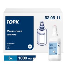 520511 (аналог 520821) Торк / Tellus мыло-пена мягкое, 1000 мл, S4, (6 в кор)