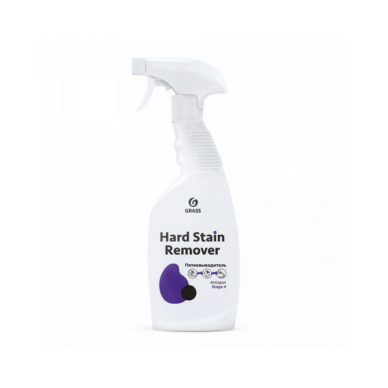 125616 Grass, Grass hard stain remover, Пятновыводитель для мебели на растворителе 600 мл, (триггер)