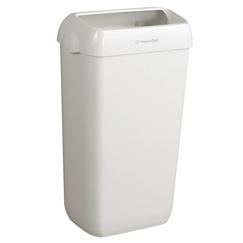 601686 Kimberly-Clark, Корзина для мусора без крышки белая 43л