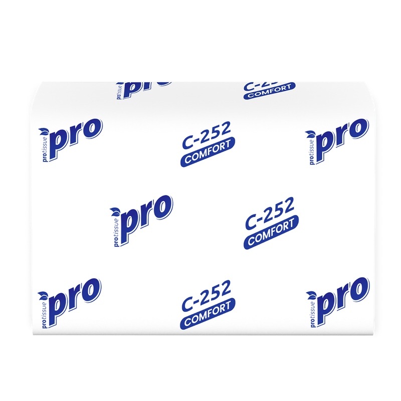 С252 Салфетки бумажные PROtissue, 1 сл., 200 л, 21х16, N4, (20 пачек в кор)