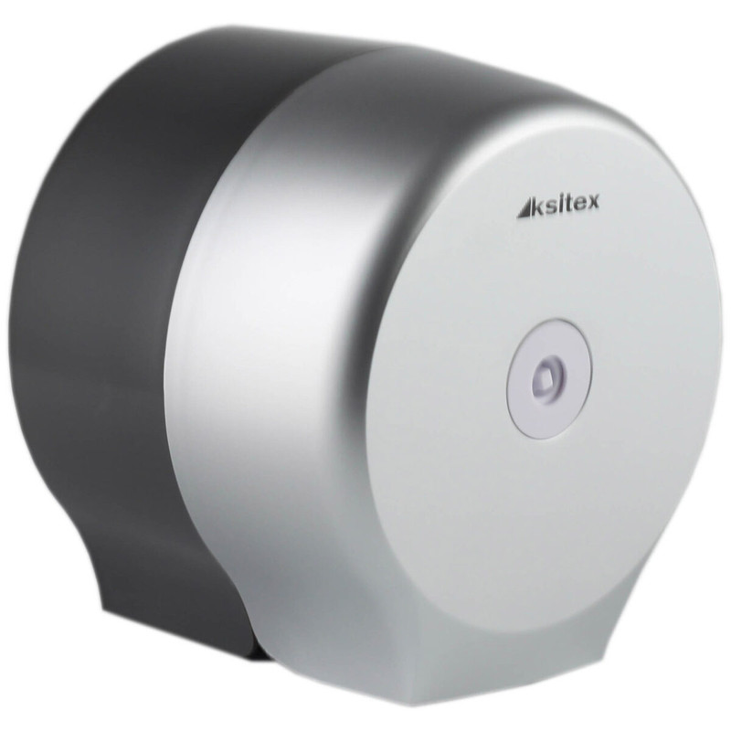 Ksitex TH-8127F, Диспенсер для туалетной бумаги, серебристый, пластик, 145х150х120 мм