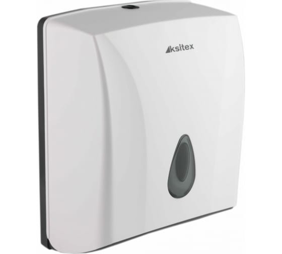 Диспенсер для листовых полотенец Ksitex ТН-8228А , V сложения, пластик белый