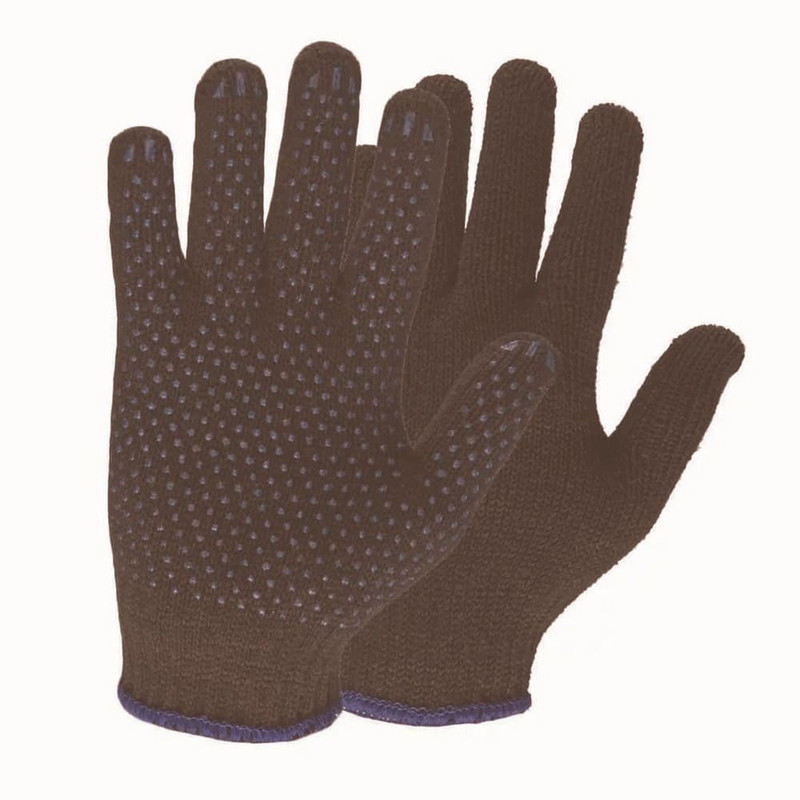 14466485 Сибртех, Перчатки х/б с ПВХ, утепленная МИ, цвет черный