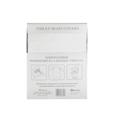 ГП11СТ Одноразовые покрытия на сиденье унитаза Мерида MERIDA КОМФОРТ, 1 сл., белые, 1/4 сложения, 100шт в упак