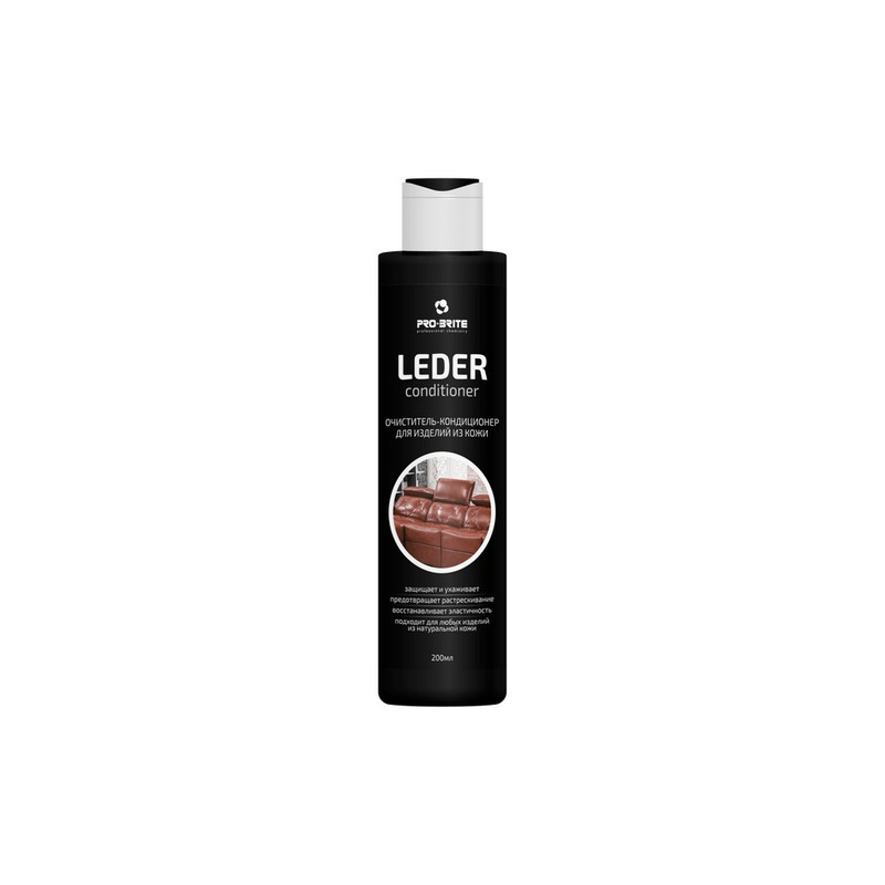 1550-02 Pro-Brite, Leder, Очиститель-кондиционер для изделий из кожи, 0,2л