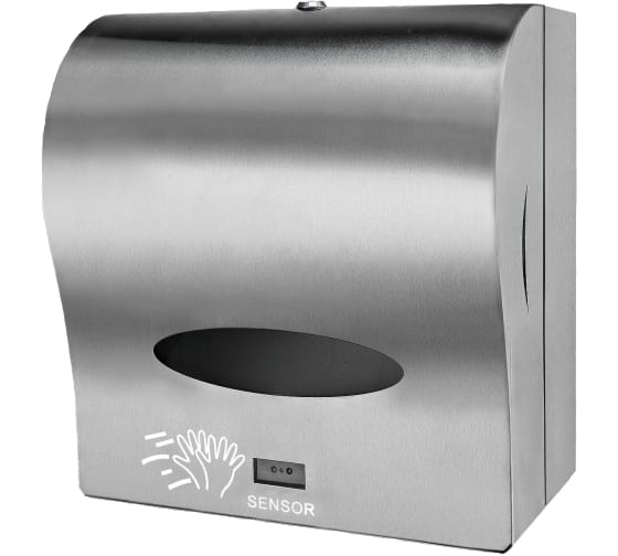 Диспенсер рулонных полотенец Ksitex А1-21М , автоматический, нерж. сталь, матовый