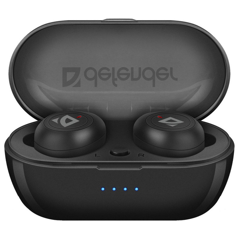 513621 Defender, Twins 638, Наушники с микрофоном (гарнитура) и Bluetooth, беспроводные, черные