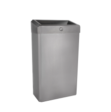 KSM106.R Мусорное ведро Merida Stella R Мерида, 27л, матовый металлик, с конусным отверстием