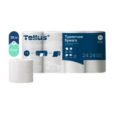 242400 Туалетная бум. Tellus (ТОРК), 3 сл (8 рул в упаковке) / 7