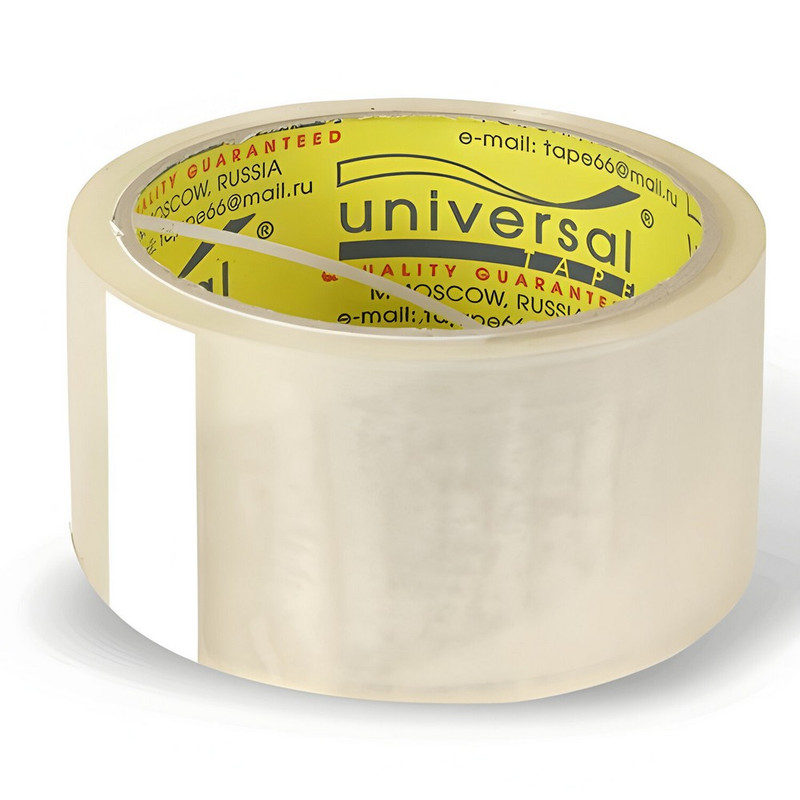 220275 Universal, Клейкая лента упаковочная (скотч) 48мм х 40м, цвет прозрачный, толщина 38 мкм