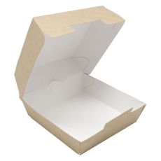 BURGERL Geovita, Бургер бокс 120/140х120/140 мм, крафт картон (50 шт в упаковке)