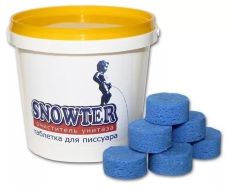 605236 SNOWTER (Сноутер) 1кг. Таблетки для писсуаров, дезодорирующие, ведерко, ш/к 01422