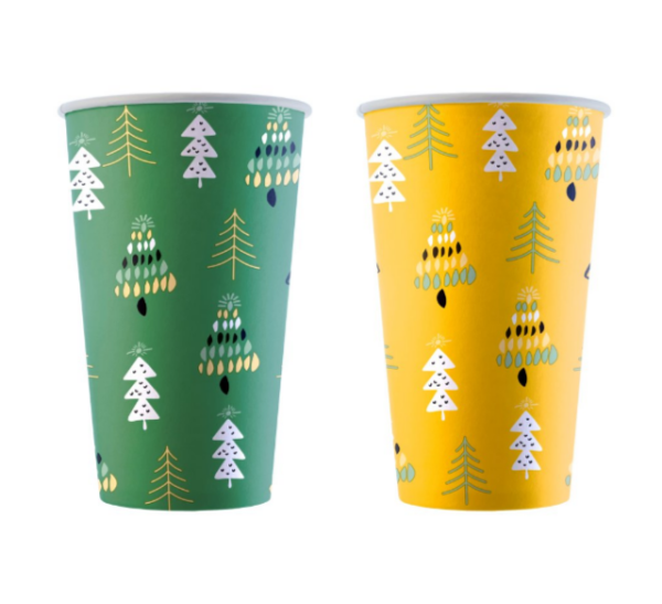 HB90-530 Christmas Tree, Стакан бумажный одноразовый 400 мл (530 мл)