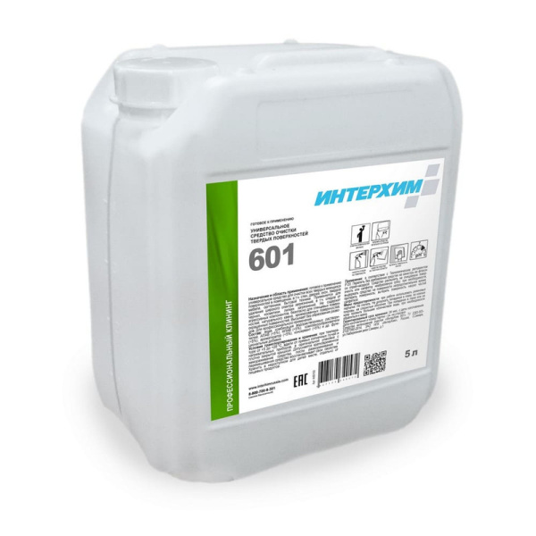 ih60150 интерхим 601 готовое слабощелочное средство для мытья твёрдых поверхностей 5л. /2