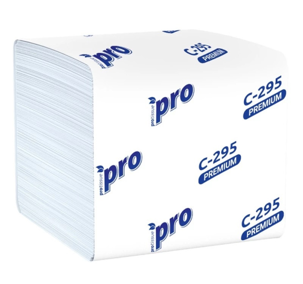 С295 Салфетки диспенсерные бум. PROtissue, 2 сл, 200л, 21х10,5, N14 (40п в кор)