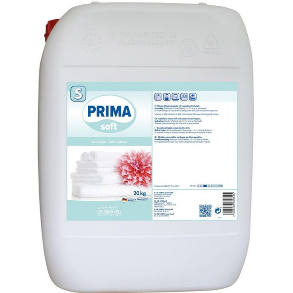 529743/60054 Dr.Shnell, Dr.Shnell prima soft, Кондиционер-ополаскиватель для белья жидкий 20 кг,