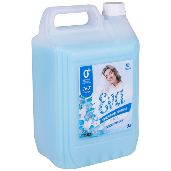 125377 Кондиционер-ополаскиватель для белья 5 кг.Grass EVA  flower универсал(автомат+ручная стирка/4