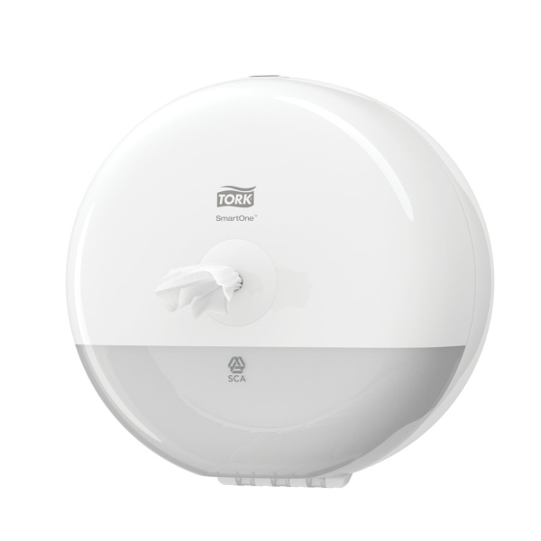 ВЫВОД 681000  Диспенсер для туалетной бумаги в рулонах ТОРК SmartOne цв.бел T9