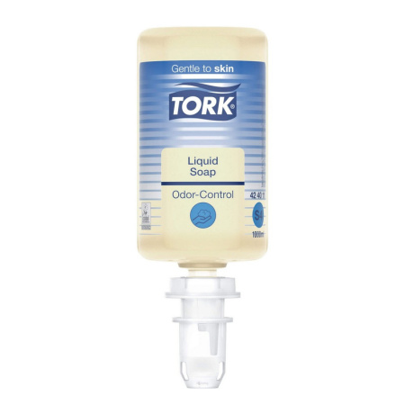 424011 Tork. Жидкое мыло для диспенсеров нейтрализующее запах система S4, 1 л.