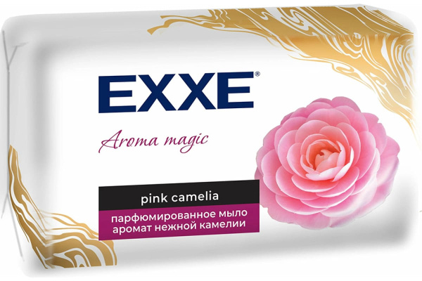 4620739981140 Exxe, Aroma magic, Мыло парфюмированное, аромат нежной камелии, 140 г