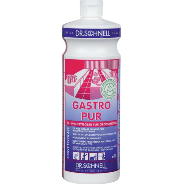 143444/ 36044 Dr.Shnell, Dr.Shnell gastro pur антижир, Чистящее средство для кухни, 1л,