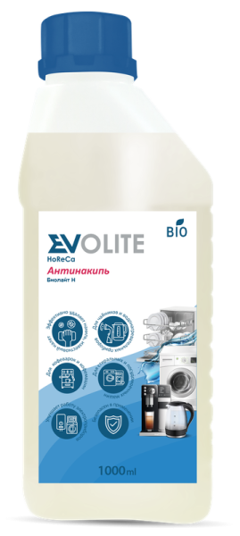 329-1 Evolite HoReCa, Биолайт Н, Средство для очистки от накипи водонагревательных приборов , 1л