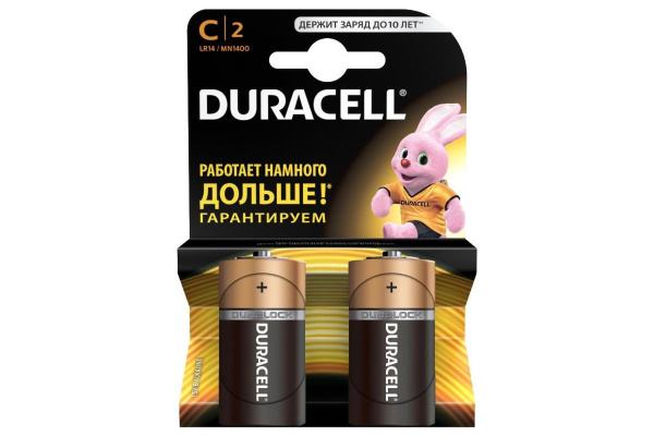 Duracell, Батарейки LR14 для диспенсерного мыла и освежителя (2 штукуки)