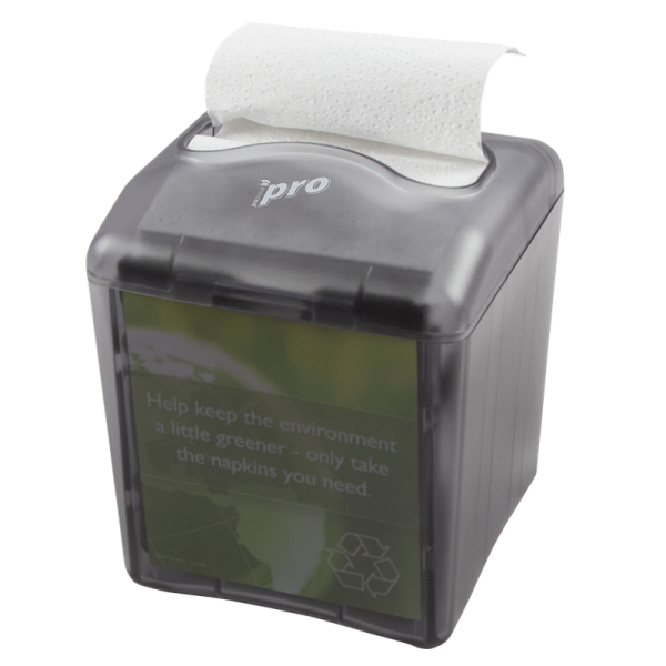 H4006TBKSY Диспенсер "Protissue" для бумажных салфеток, настольный, черный, N14