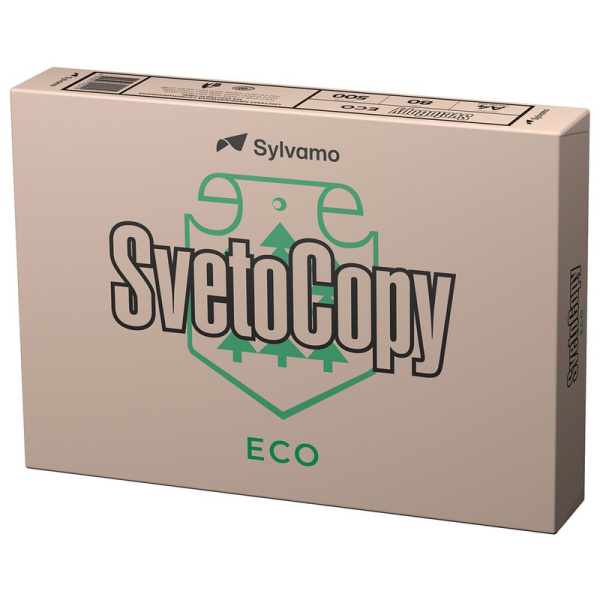 114324 Svetocopy, Eco Sylvamo, Бумага офисная А4, 80 г/м2, 500 листов, белизна 60%,